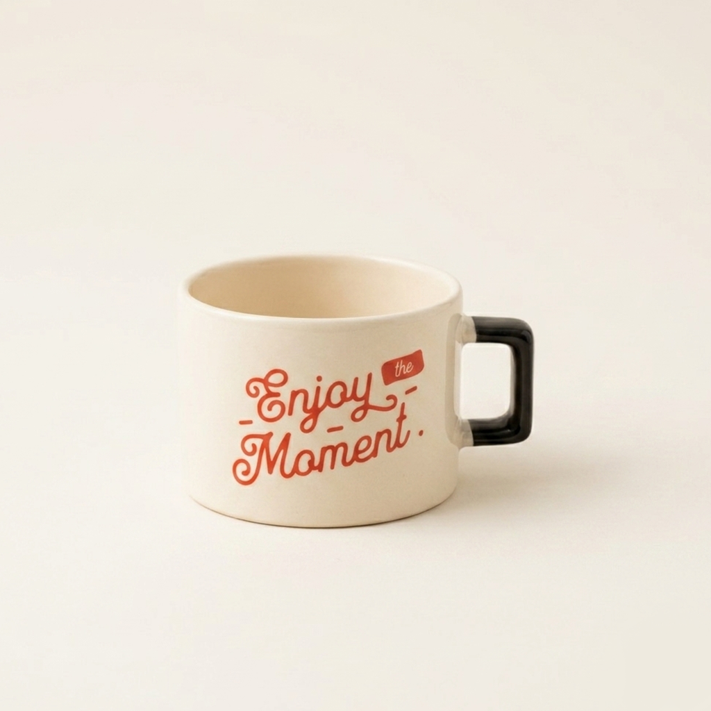 Enjoy The Moment | Seramik Kupa